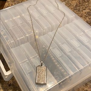 Men’s rhinestone necklace from rue21